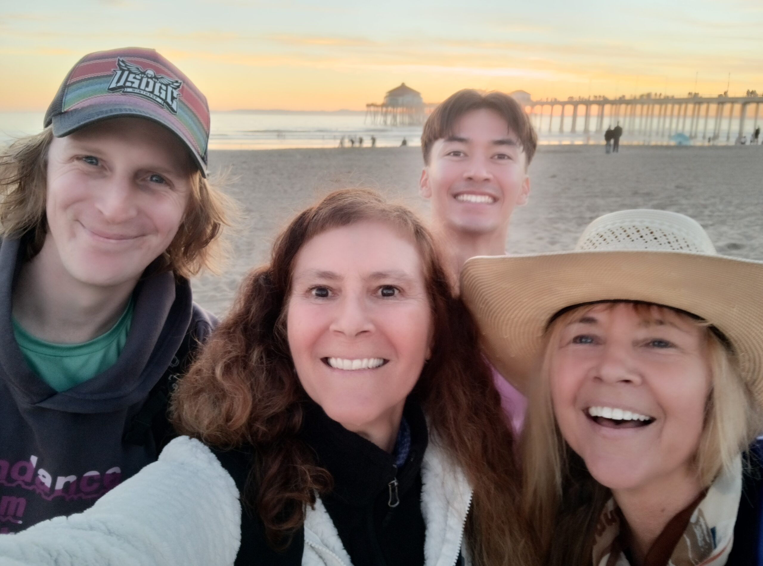 Freestyle team at LeiOut Beach Ultimate (Huntington Beach)